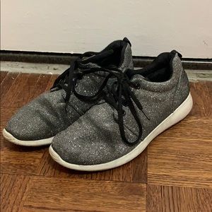 Janessa Glitter Fabric Sneakers